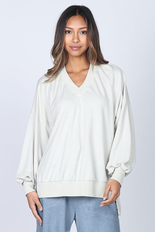 M Rena French Terry Tunic Top