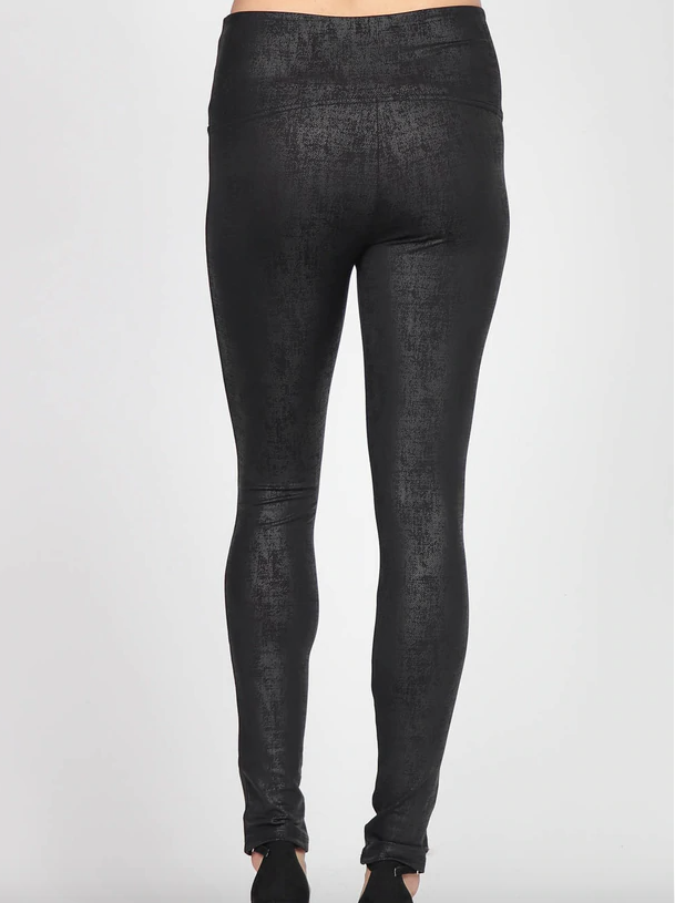 M. Rena Textured Faux Leather Leggings