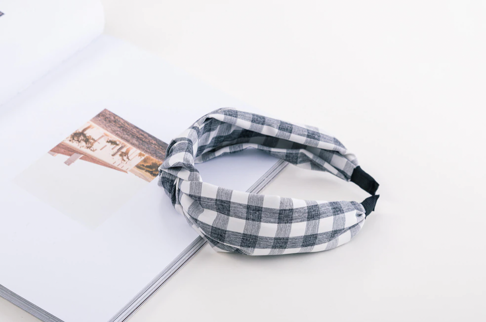 Lilith Pretty Plaid Headband