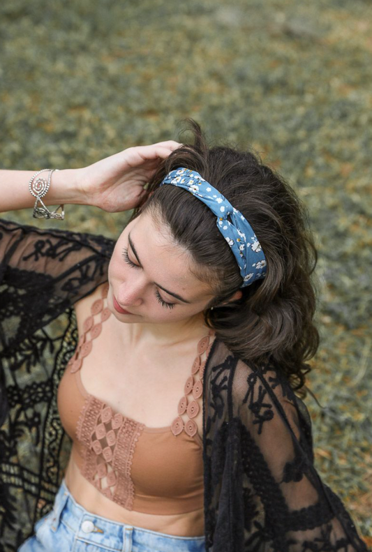 Sakura Blossom Twist Headwrap