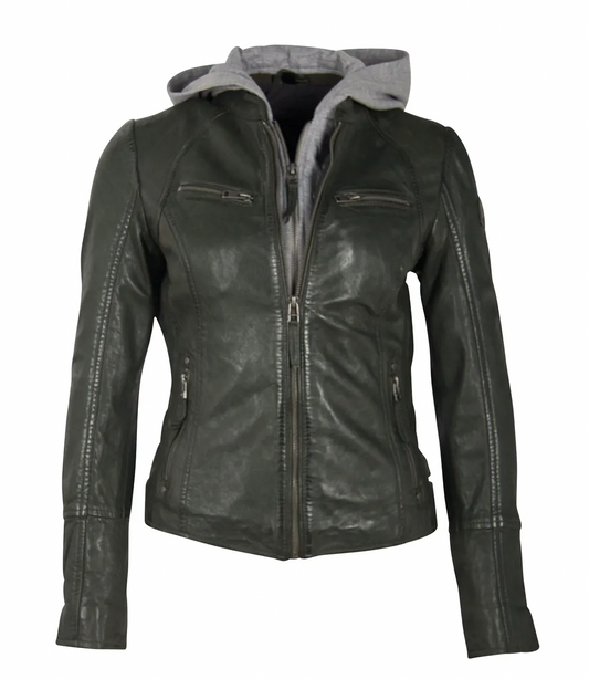 Mauritius Nola Leather Jacket / Hoodie