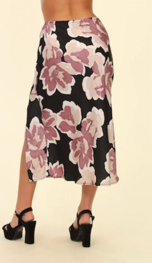 Veronica M Rose Print Skirt