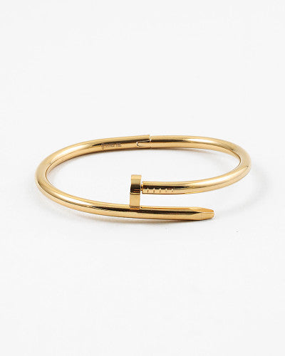 Hinged Nail Cuff Bracelet