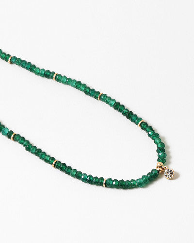 Delicate Kelly Green Necklace