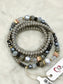 Nakamol Stretchy Bracelet / Necklace w/ Pearls