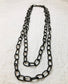 Oxidized Sterling Link Chain