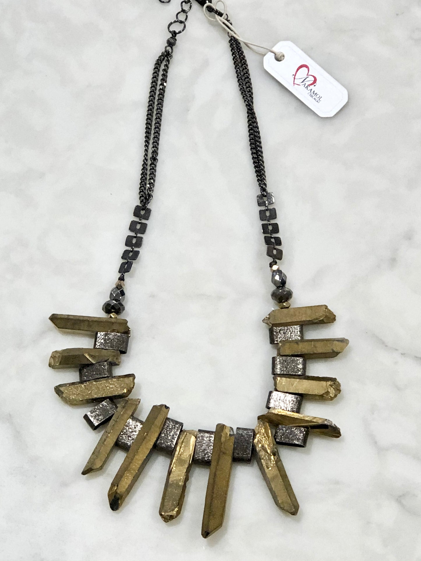 Nakamol Goddess Pyrite Choker