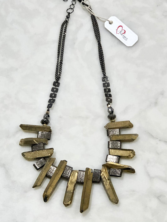 Nakamol Goddess Pyrite Choker