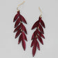 Leaf Acetate Drop Earrings