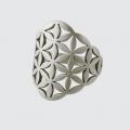 Jand Diaz Sterling Silver Flower of Life 2 Ring
