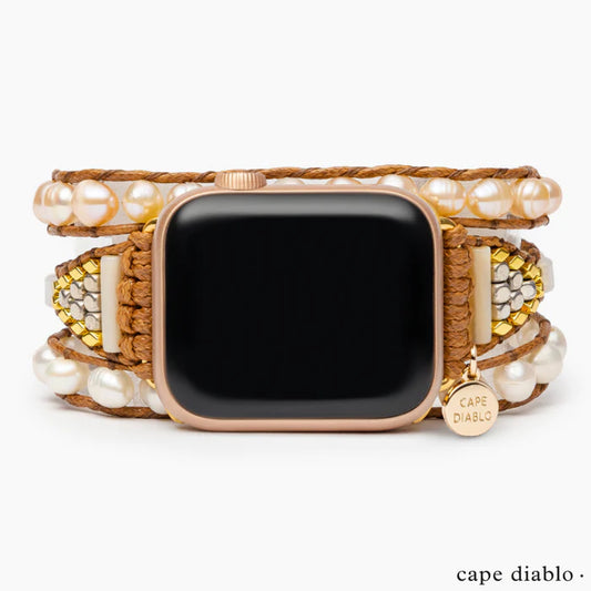Cape Diablo Freshwater Pearl Apple Watch Strap