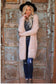 Angie Super Soft Open Cardi with Pockets - LARGE WINE